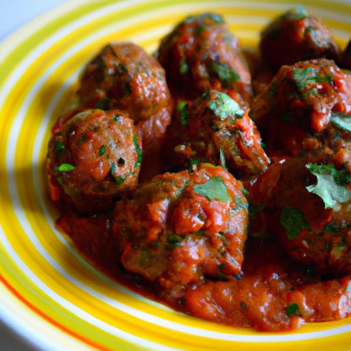 savory‌ Keto Meatballs in Rich, Homemade Tomato Sauce