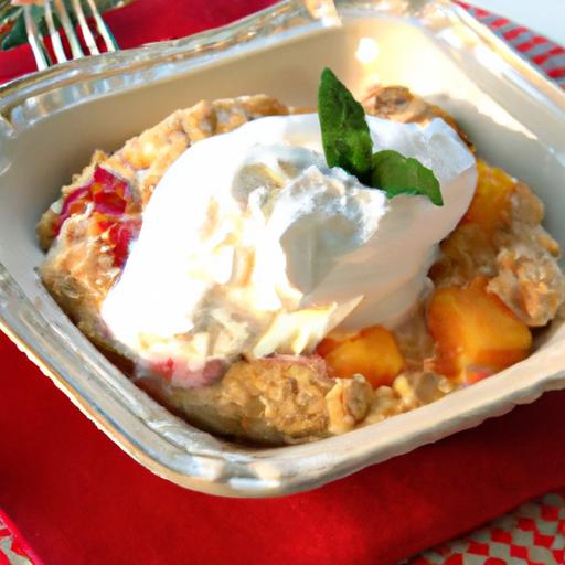 Wholesome ⁣Oat Flour Peach ​Cobbler: A Nutritious Twist on Classic Delight