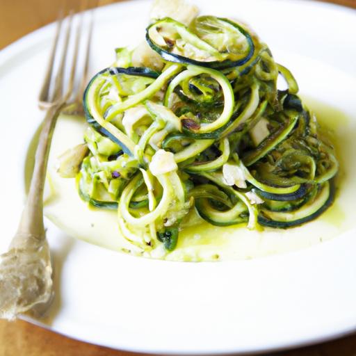 Zesty zucchini Noodles with Pesto:‍ A Fresh Twist on Pasta
