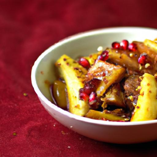 Aromatic Persian Quince & Pomegranate Stew: Flavor Unveiled