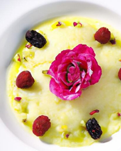 Persian Rose & Pistachio Pudding: A Floral Delight Unveiled