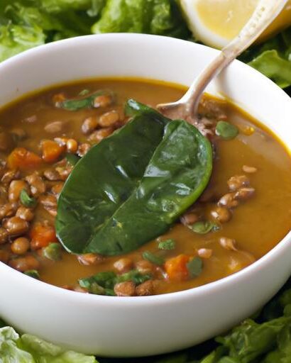 Hearty One-Pot Lentil and Spinach Soup: Easy & Nutritious