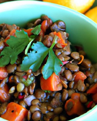 Hearty Lentil and Vegetable Stew: A Nutritious Comfort Bowl