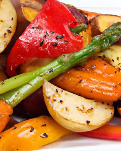 Crispy Air Fryer Honey Balsamic Roasted Veggies Recipe