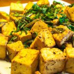 Crispy Air Fryer Tofu with Zesty Mediterranean Herbs