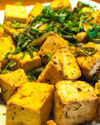 Crispy Air Fryer Tofu with Zesty Mediterranean Herbs