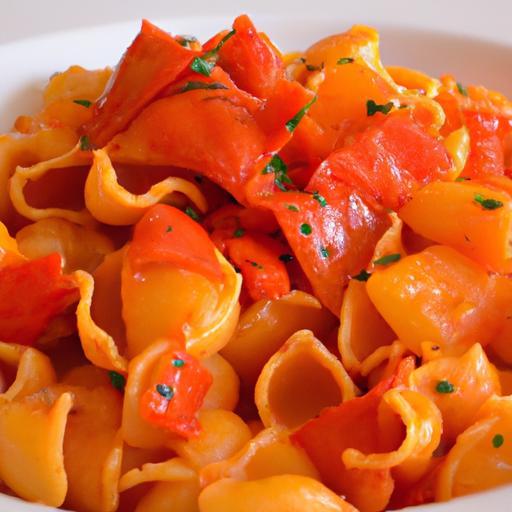 One-Pot Roasted Red Pepper Pasta: Quick, Creamy Delight