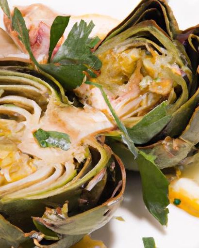 Zesty Slow Cooker Lemon Garlic Artichokes: A Flavorful Delight