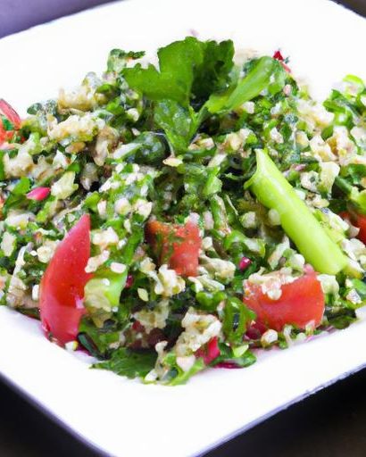 Tabbouleh Salad: A Fresh Twist on a Timeless Middle Eastern Favorite