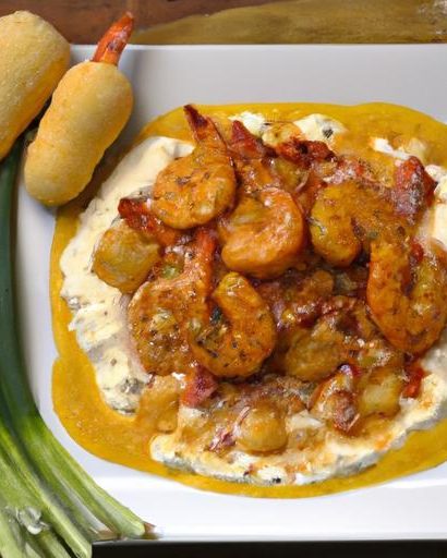 Spice Up Dinner with Cajun Shrimp & Cauliflower Grits Delight