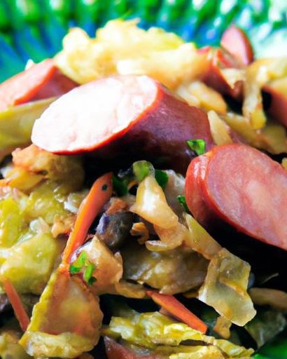 Sizzling Cabbage & Sausage Stir Fry: A Flavorful Delight