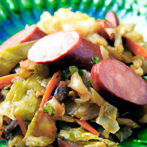 Sizzling Cabbage & Sausage Stir Fry: A Flavorful Delight