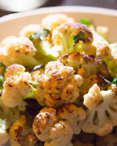 Elevate Your Plate: Roasted Cauliflower with Creamy Tahini
