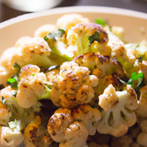 Elevate Your Plate: Roasted Cauliflower with Creamy Tahini