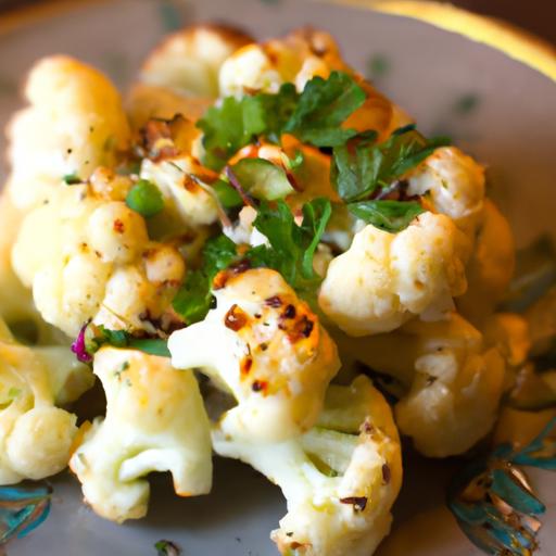 Elevate your plate: Roasted Cauliflower with Creamy Tahini