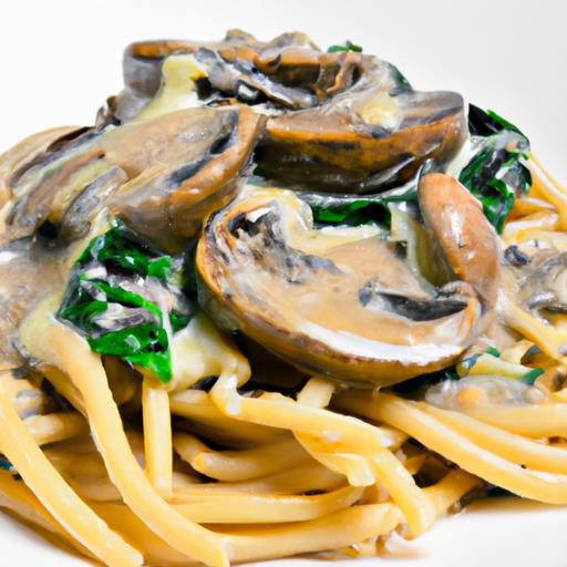 One-Pot Mushroom & Spinach Pasta: Simple, Savory Delight