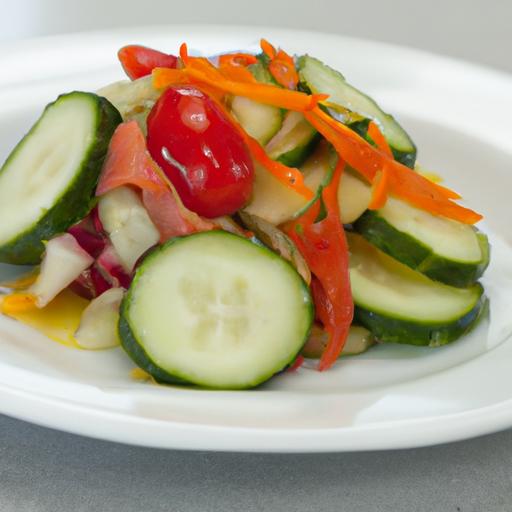 Fresh Flavors: ⁢How to Make a Classic Tomato & Cucumber‌ Mediterranean Salad