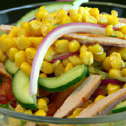 Zesty Southwest chicken Salad:⁣ A Flavor-Packed Delight