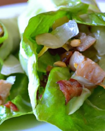 Lean & Green: Delicious Low-Carb Turkey Lettuce Wraps
