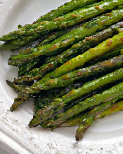 Crisp & Zesty: Air Fryer Lemon Herb Roasted Asparagus