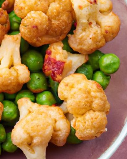 Crispy Air Fryer Roasted Cauliflower & Peas Recipe Guide