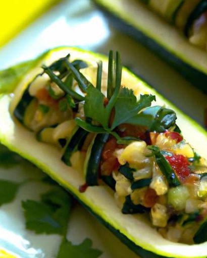 Mediterranean Stuffed Zucchini Boats: A Flavorful Feast
