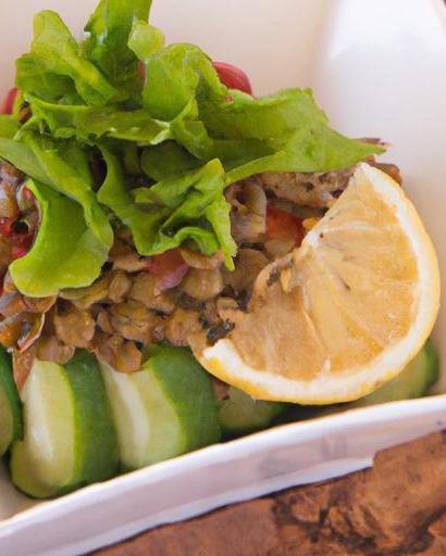 Fresh & Flavorful: Lentil & Cucumber Tabbouleh Delight