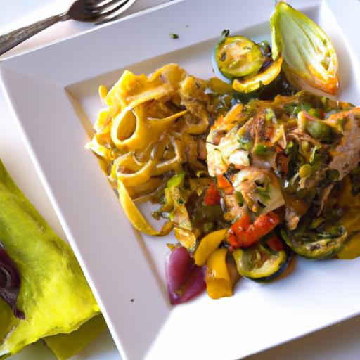 Savor Italian Herb Chicken & Zoodles: A Fresh ‌Twist